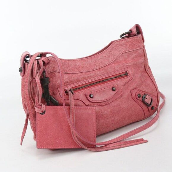 Balenciaga Handbags - Balenciaga The Hip Shoulder Bag Leather